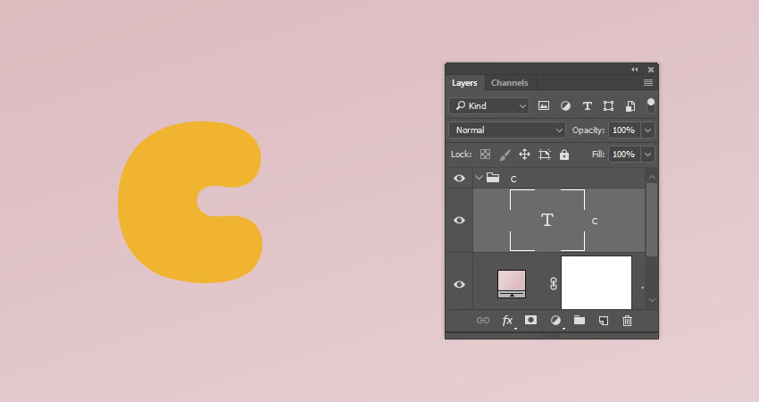 用PS制作美味的饼干字体