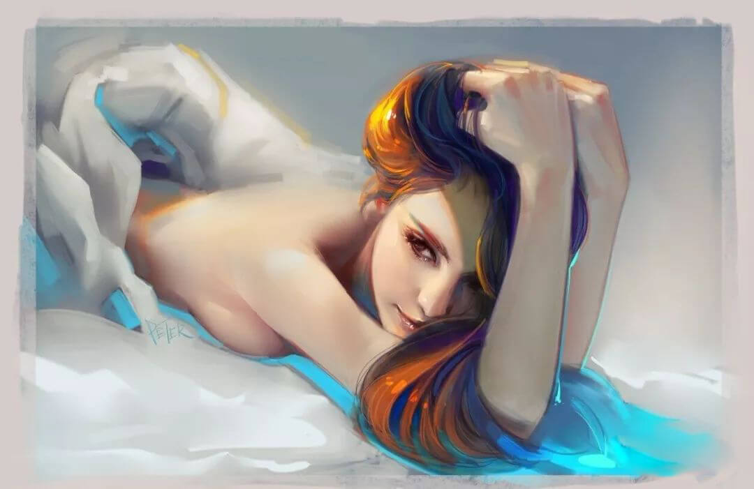 PS零基础手绘头像教程！48G全套打包拿走