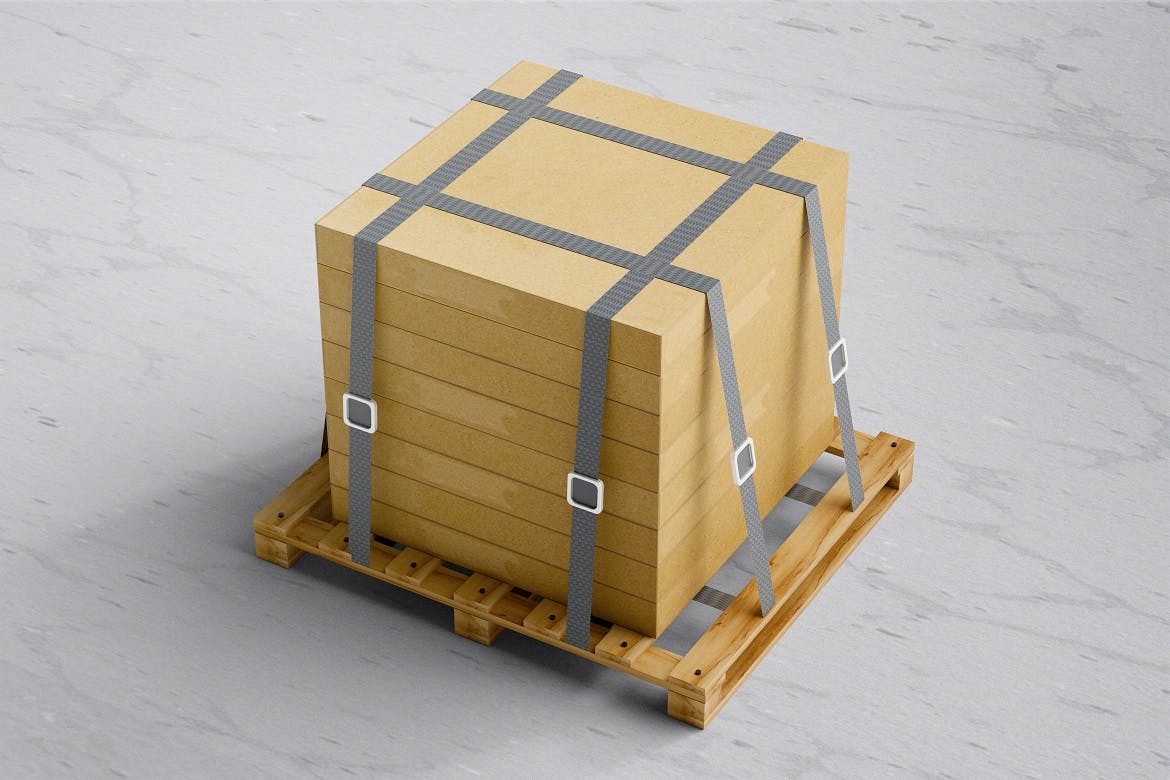 纸板大包装模型PSD样机