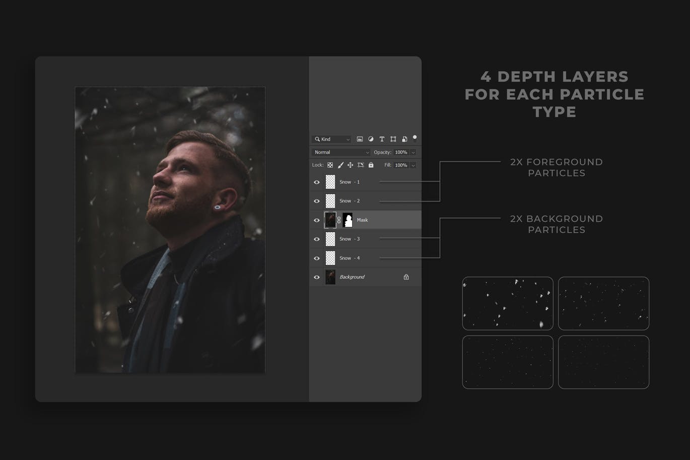 20多个多层颗粒效果PNG图片