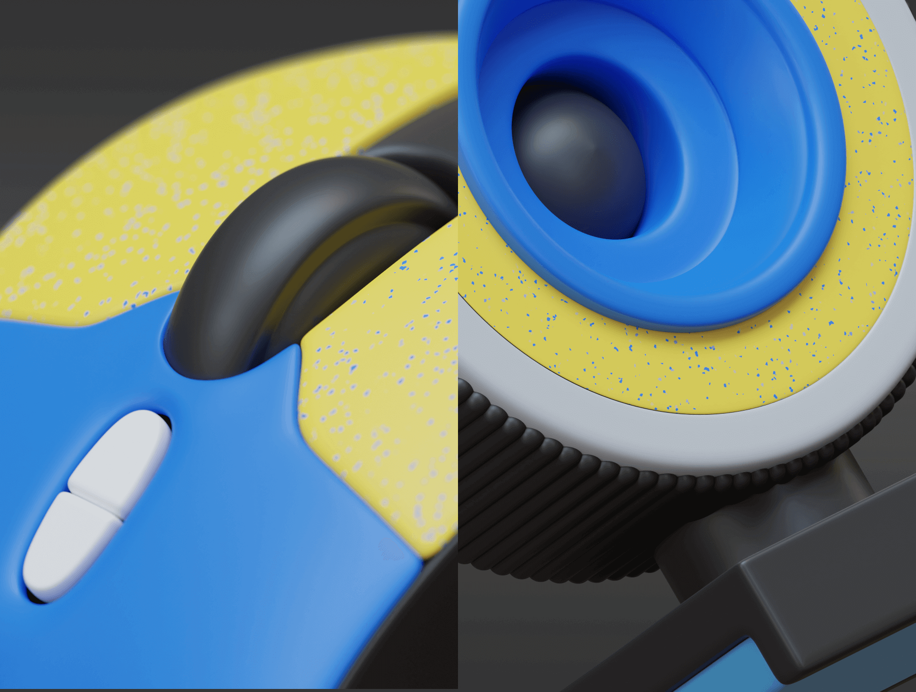 13个黑色调可爱逼真3D图标