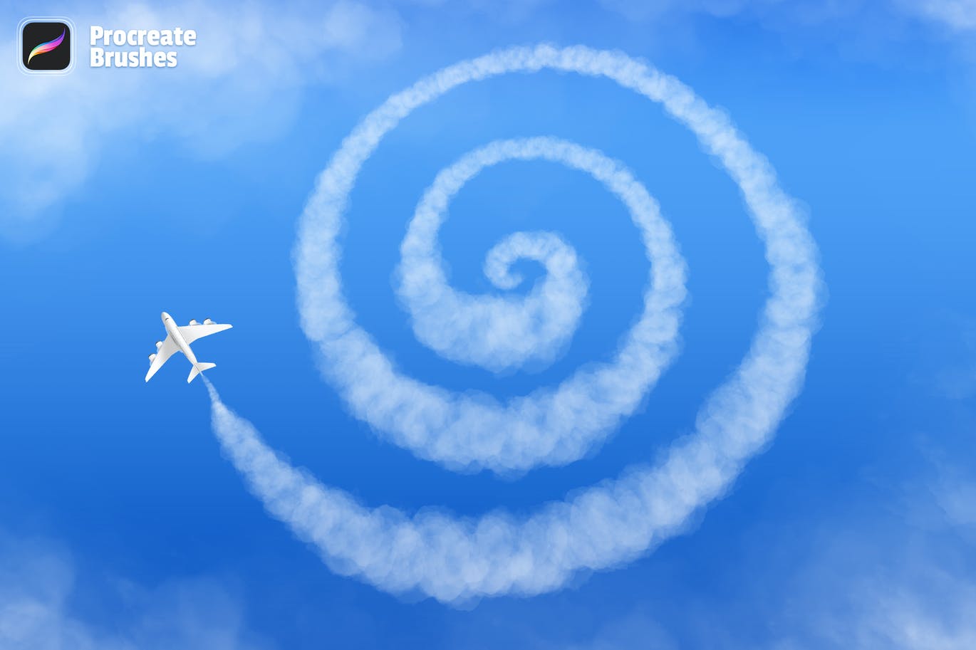 高品质的云彩云雾procreate笔刷大集合