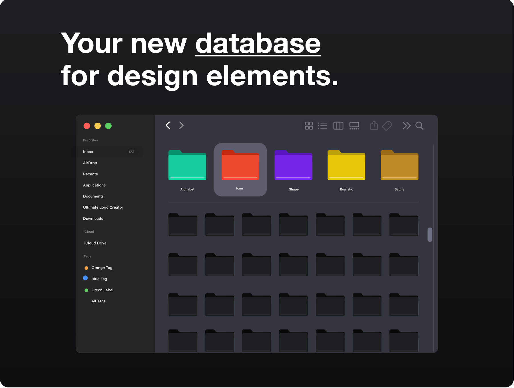1272个矢量形状素材包，做LOGO设计灵感首选