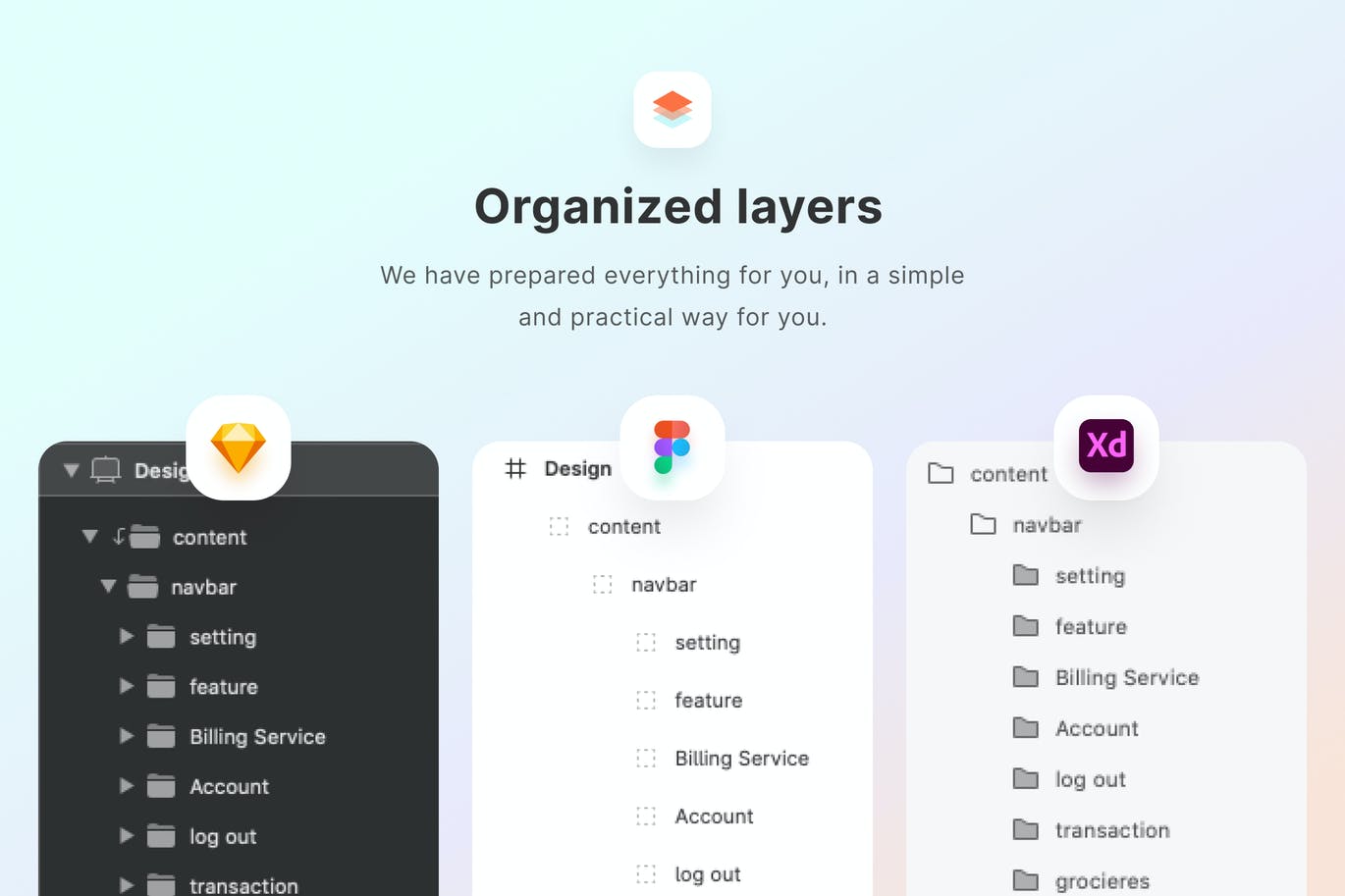 一套风格清新用餐主题后台界面Ui KIT包