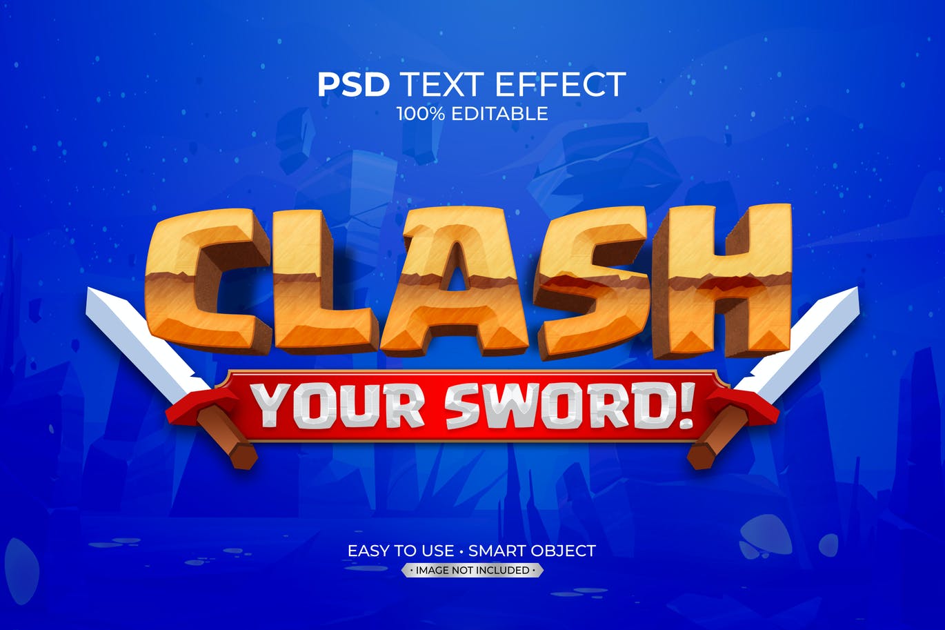 皇室战争游戏字体特效PSD样式