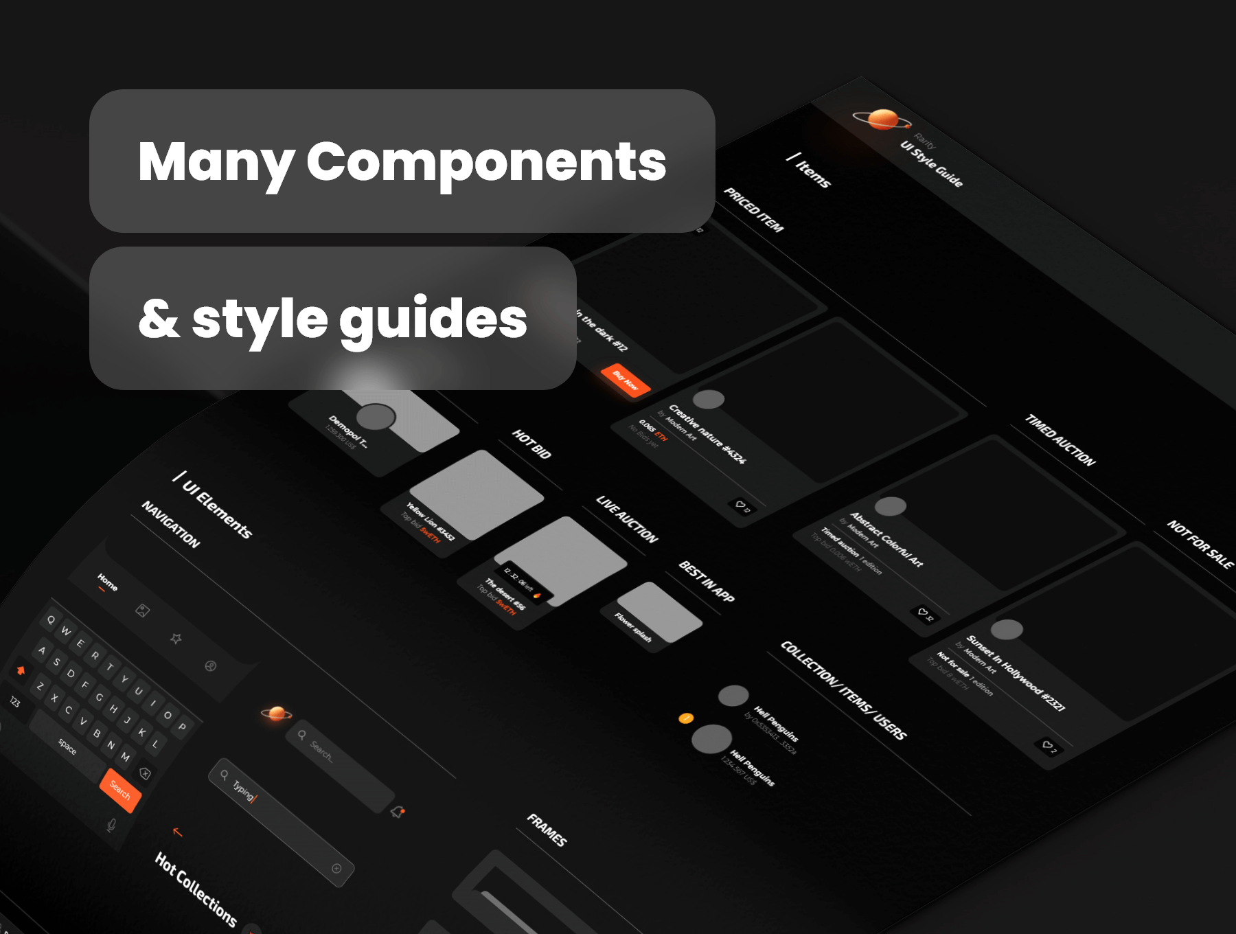 31个高品质稀有黑色绚丽UI界面