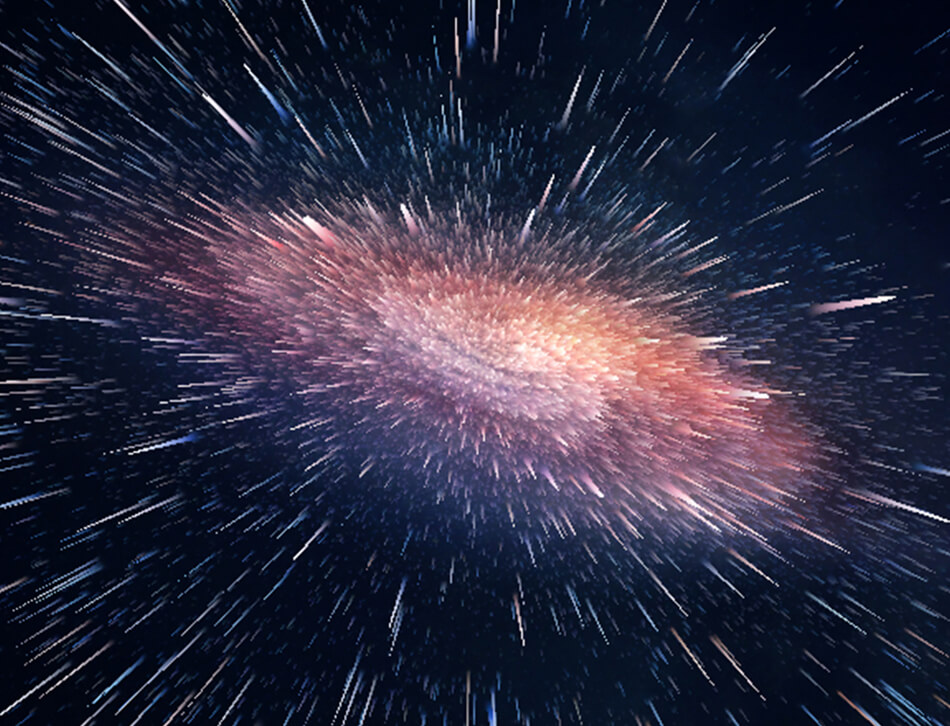 PS制作粒子冲击星空主题海报