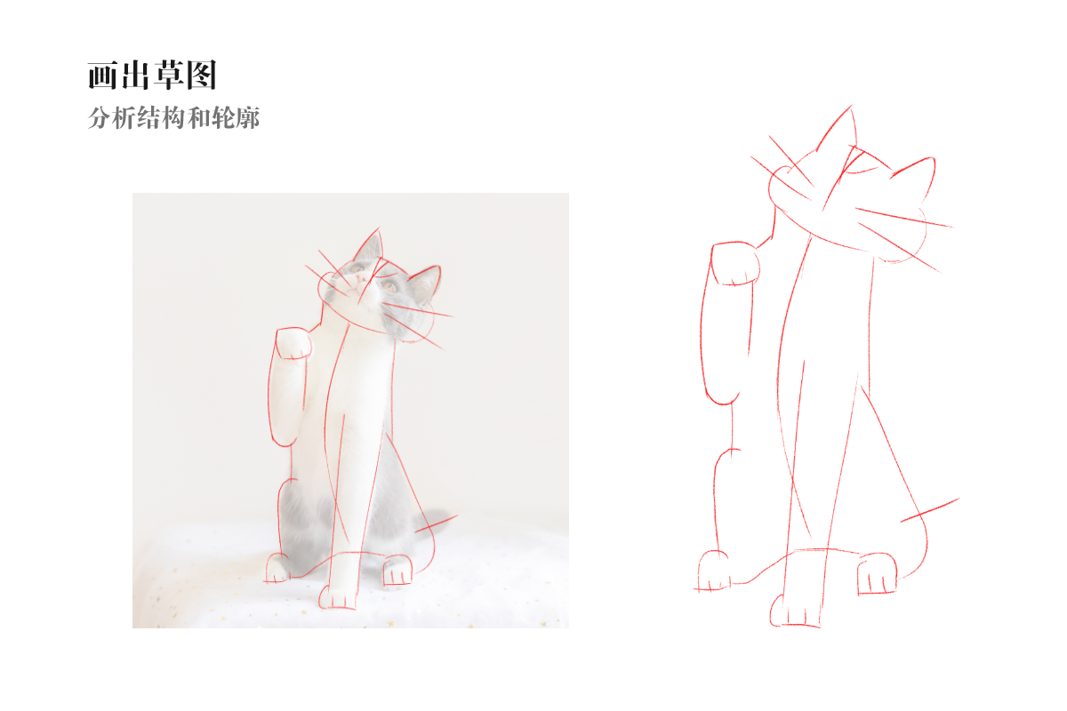 AI+PS画可爱的招财猫插画Banner