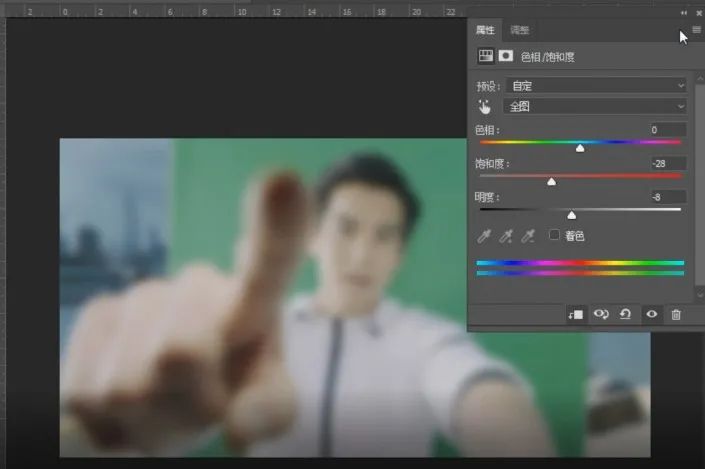 巧用PS制作水雾玻璃效果人物照片