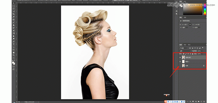 PS制作双重曝光效果的书本封面