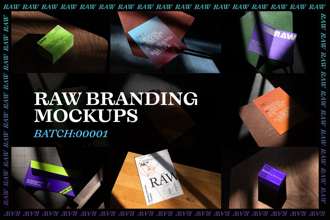 原始品牌模型VI设计展示PSD样机素材（ 第一卷）