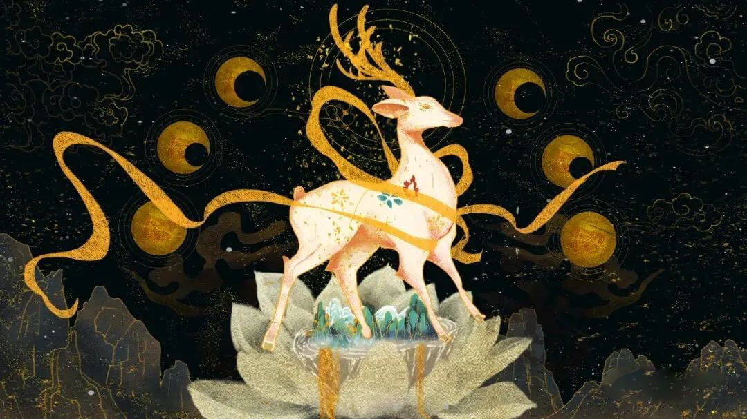 想做绝美敦煌壁画设计?这里有敦煌插画PSD源文件和岩彩质感笔刷!