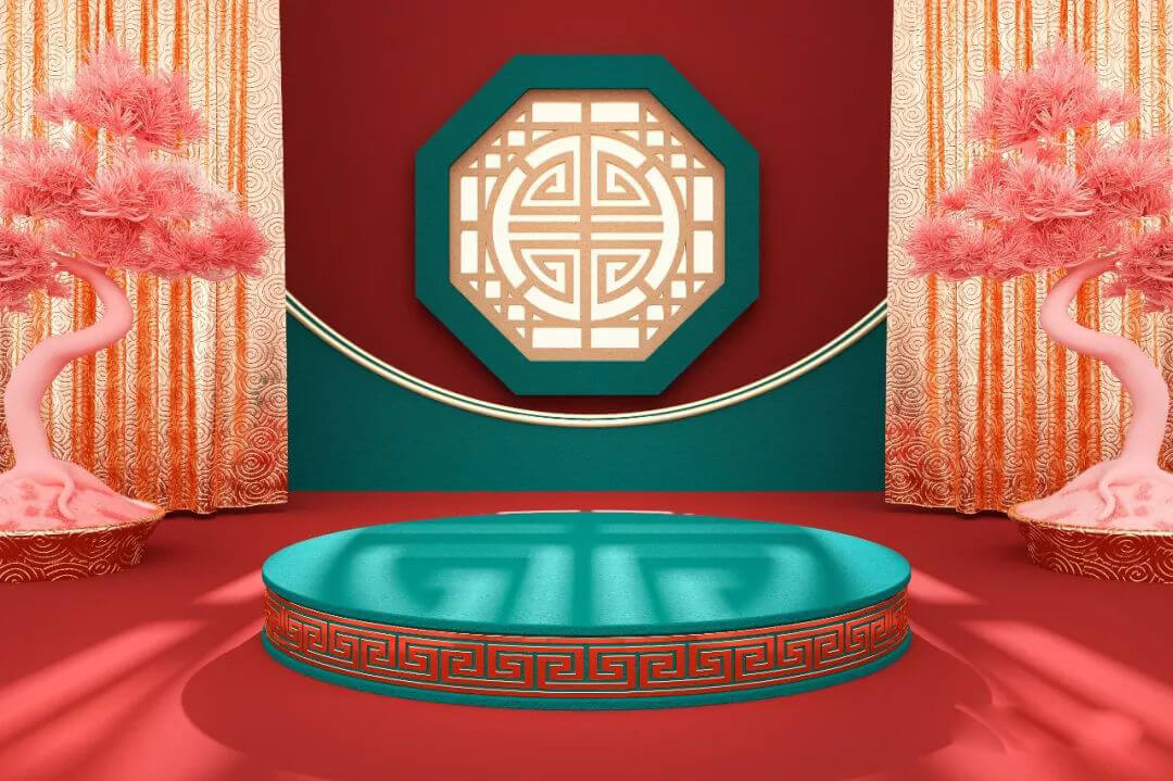 100+国潮风精致C4D场景模型,史诗级大合集来了!
