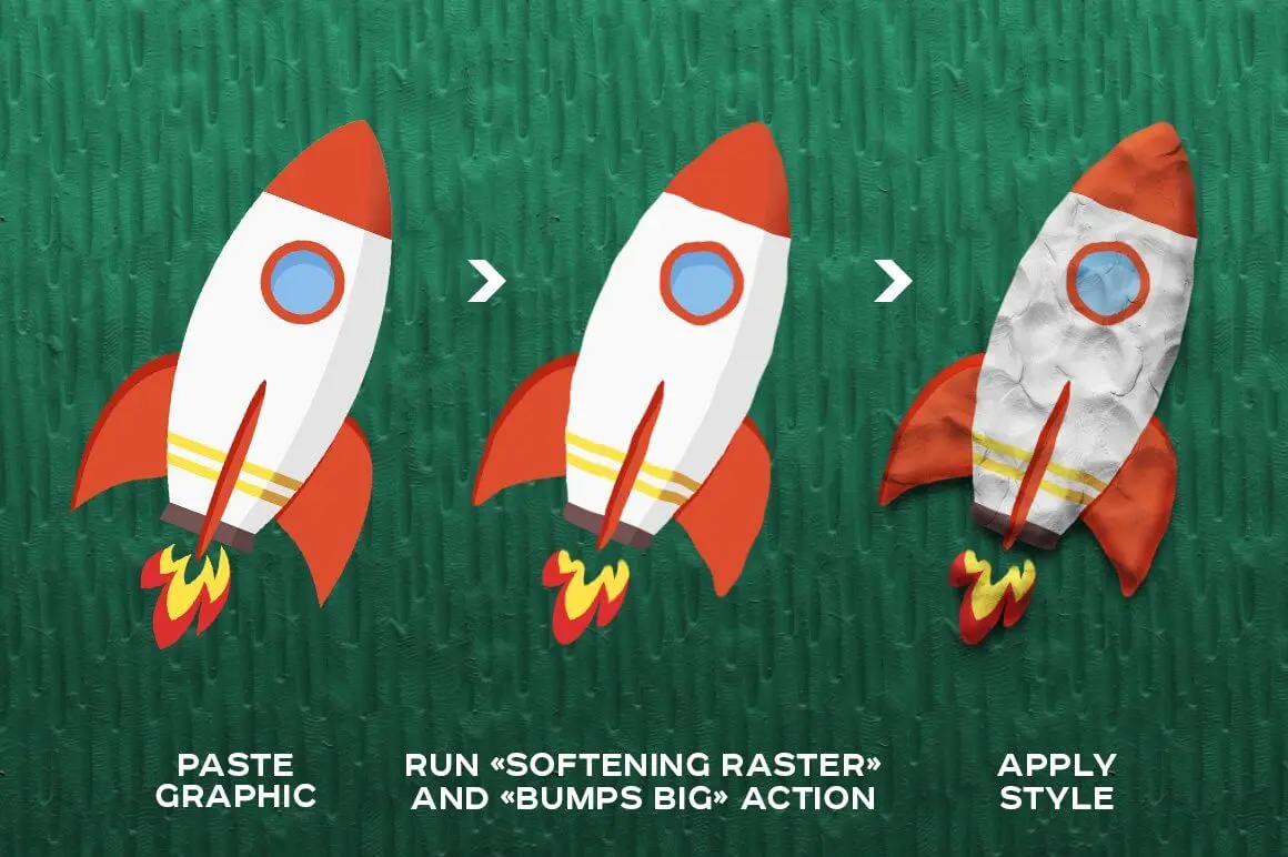 可爱卡通橡皮泥风格PS素材包