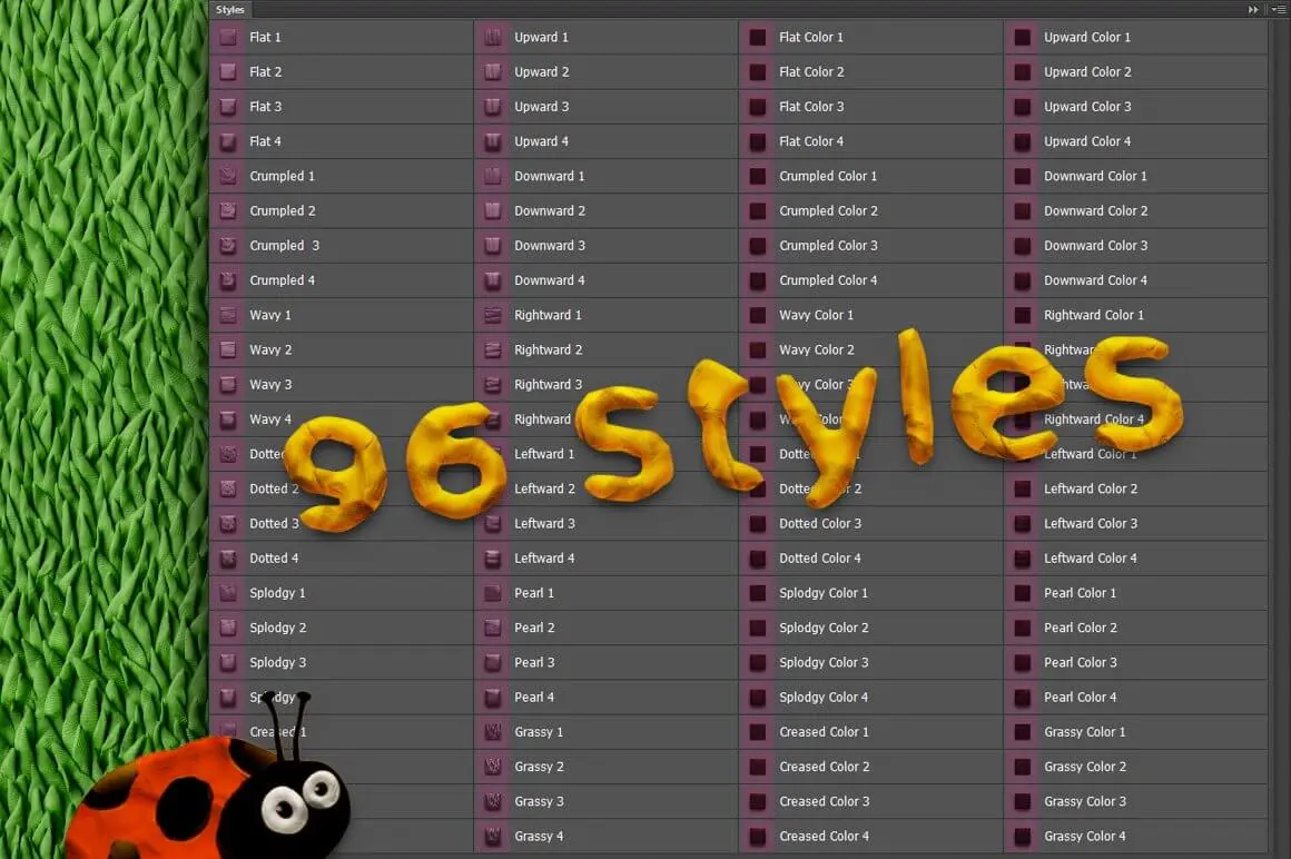 可爱卡通橡皮泥风格PS素材包