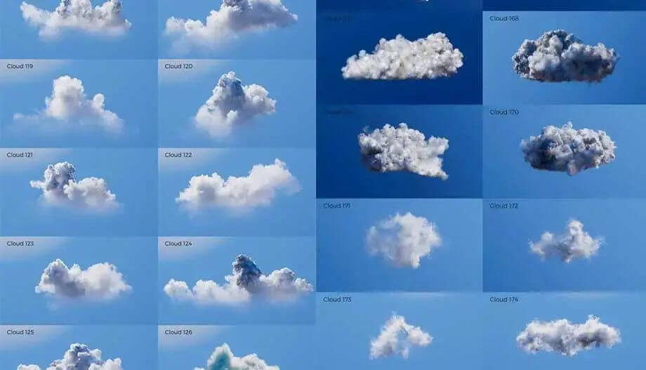 神仙级VDB体积云模型!让你的3D设计图更惊艳!