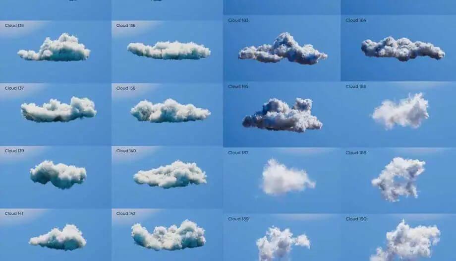 神仙级VDB体积云模型!让你的3D设计图更惊艳!