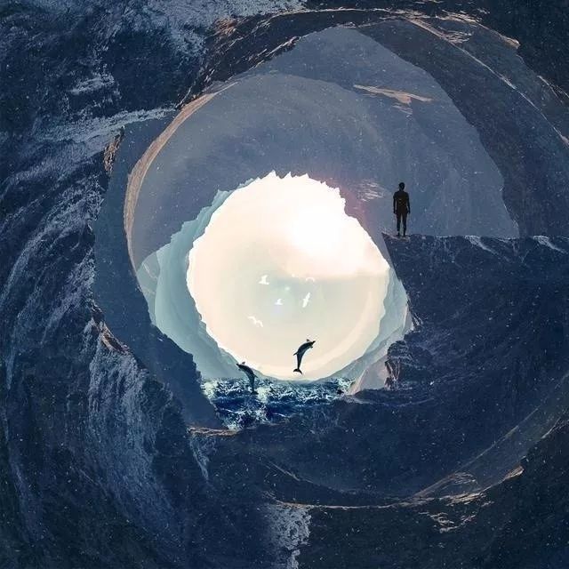 用PS只需几步就能设计出酷炫天地旋转效果!