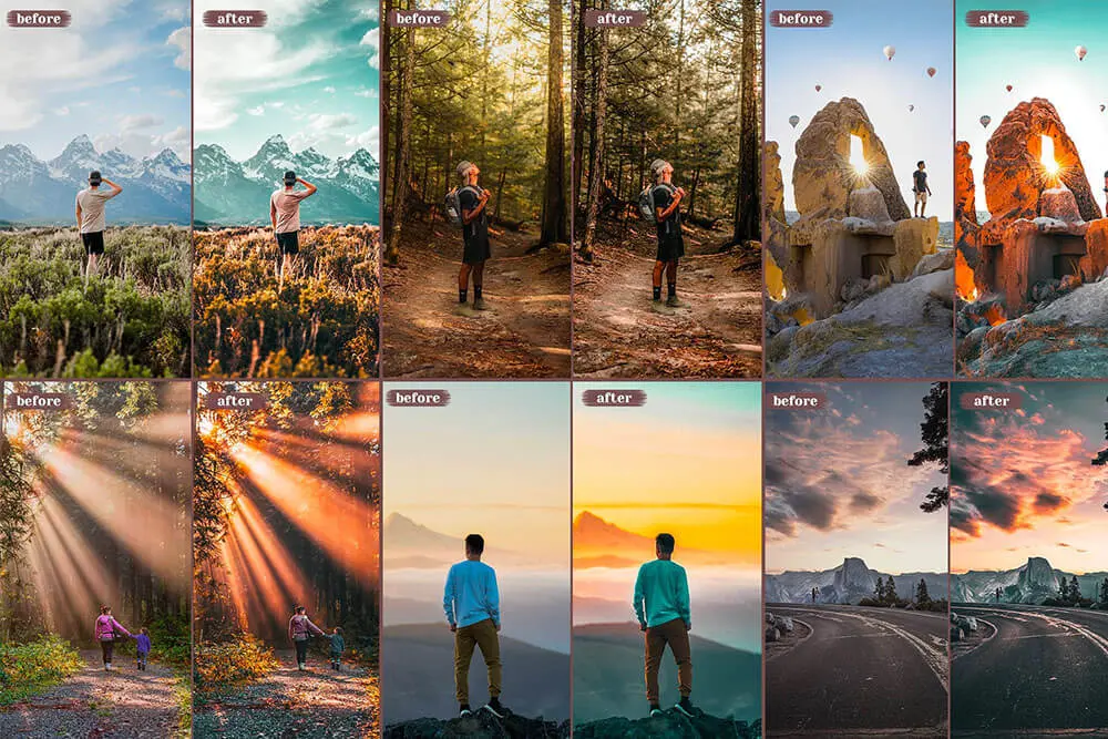 100+Lightroom手机高级色调预设素材包