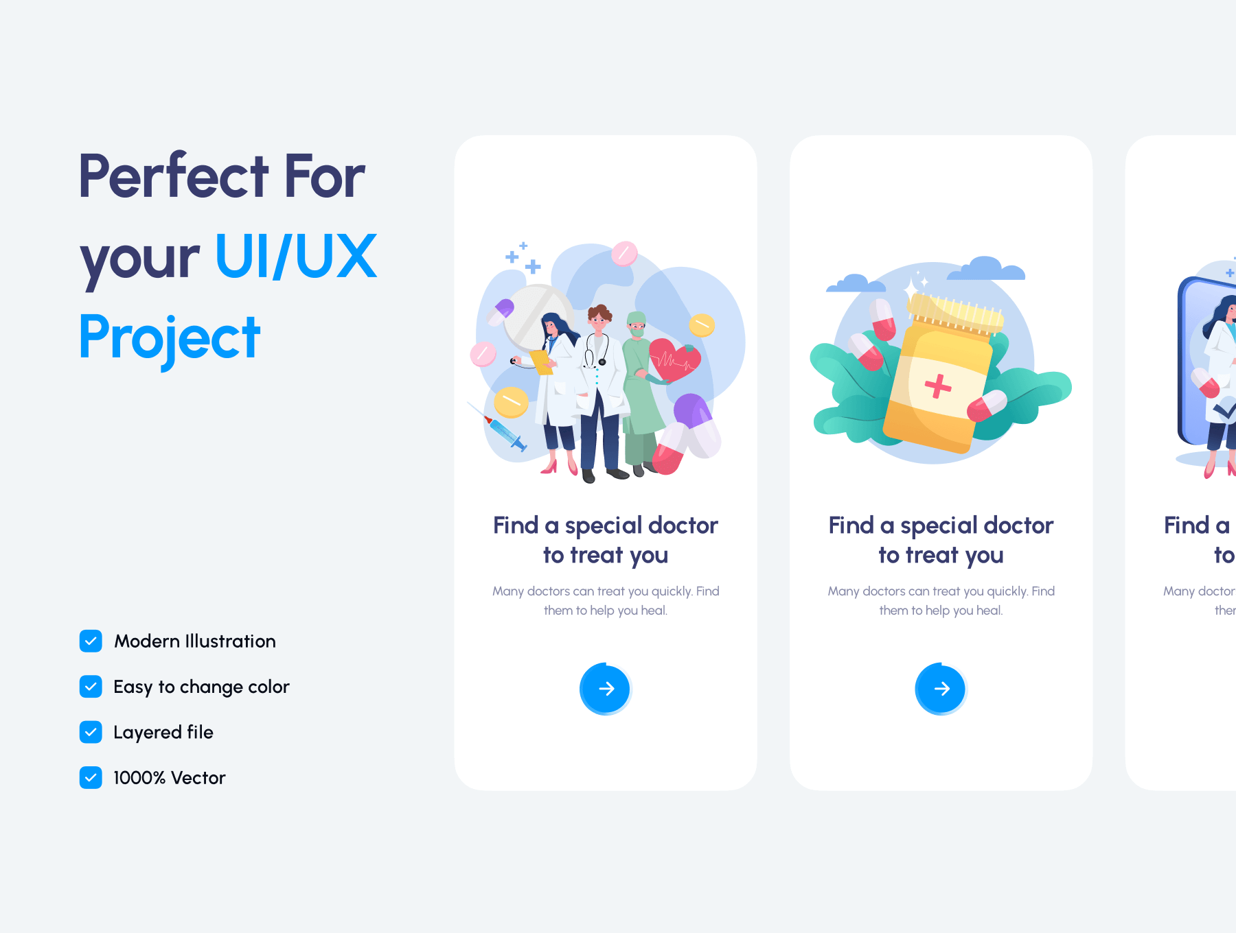 20个风格独特的医学医疗插画素材