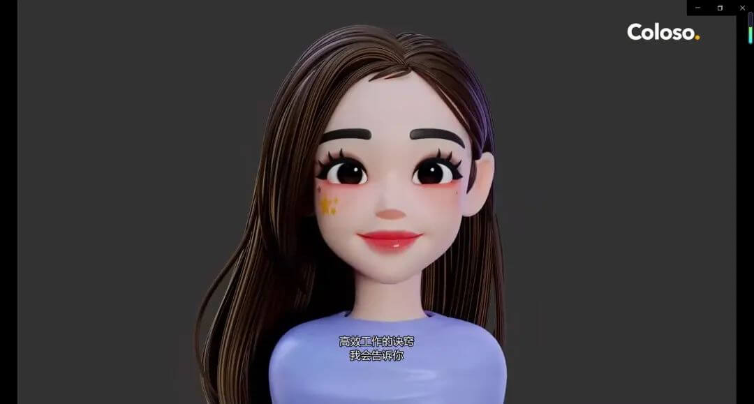 Blender也太火了吧！这位韩国小姐姐的3D角色建模教程肝起来吧！！