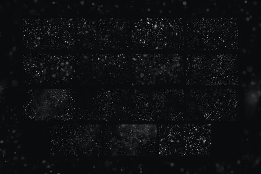 15个逼真质感灰尘雪花背景底纹纹理笔刷