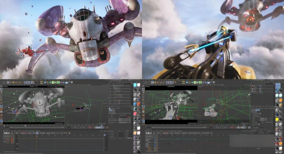 又一套顶级动态C4D动画制作实例教程,先肝为敬!!