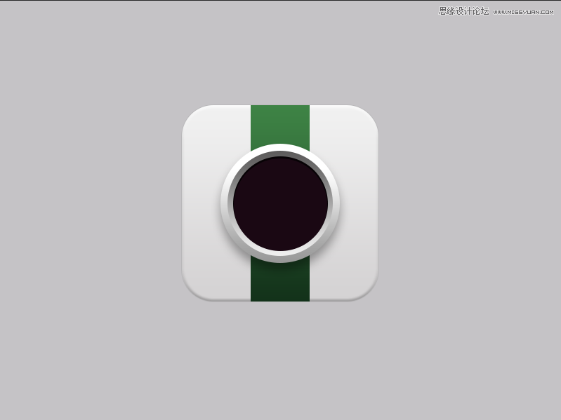 PS绘制立体双镜头相机APP图标