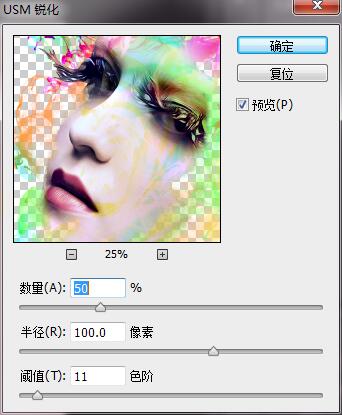 PS设计复古烟雾效果人像海报
