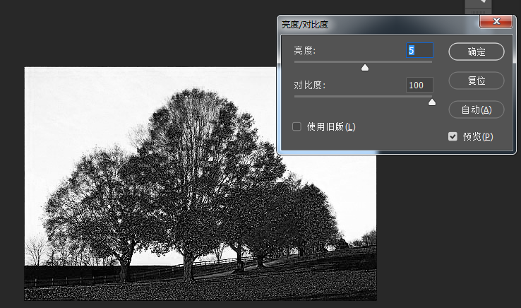 用PS扣出繁密的树枝