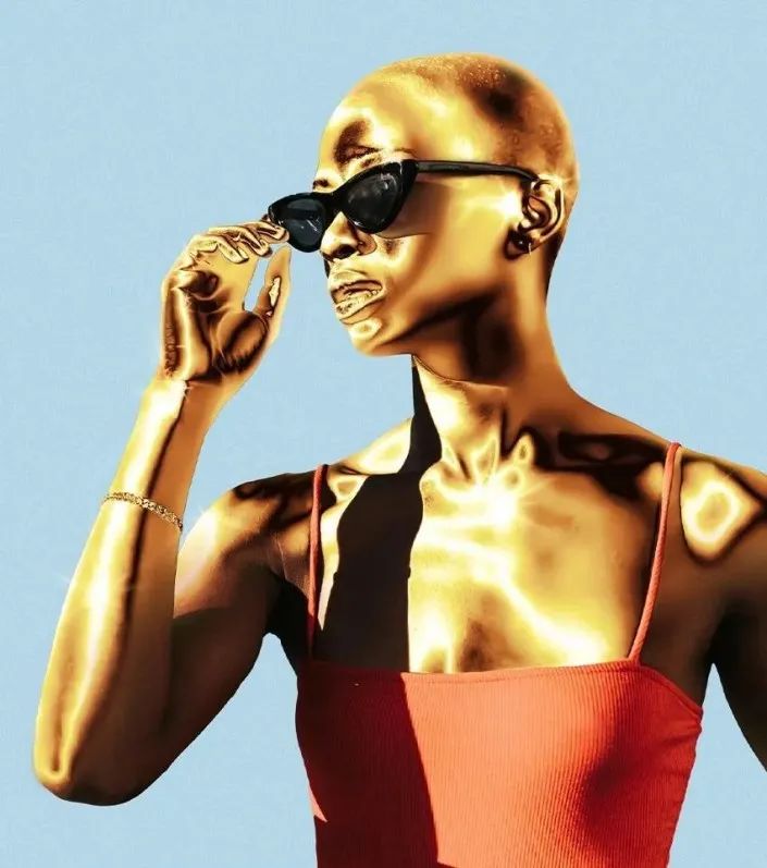 通过PHOTOSHOP给人物打造金属质感效果