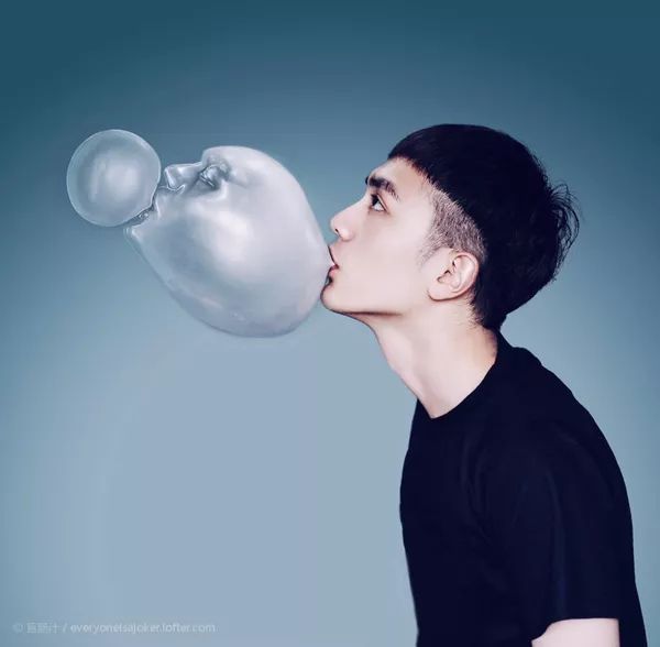 PS教程：打造创意又富有个性的泡泡头像图片
