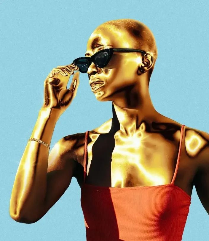 通过PHOTOSHOP给人物打造金属质感效果