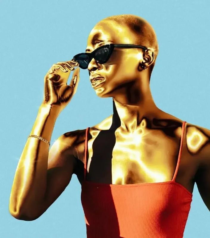 通过PHOTOSHOP给人物打造金属质感效果