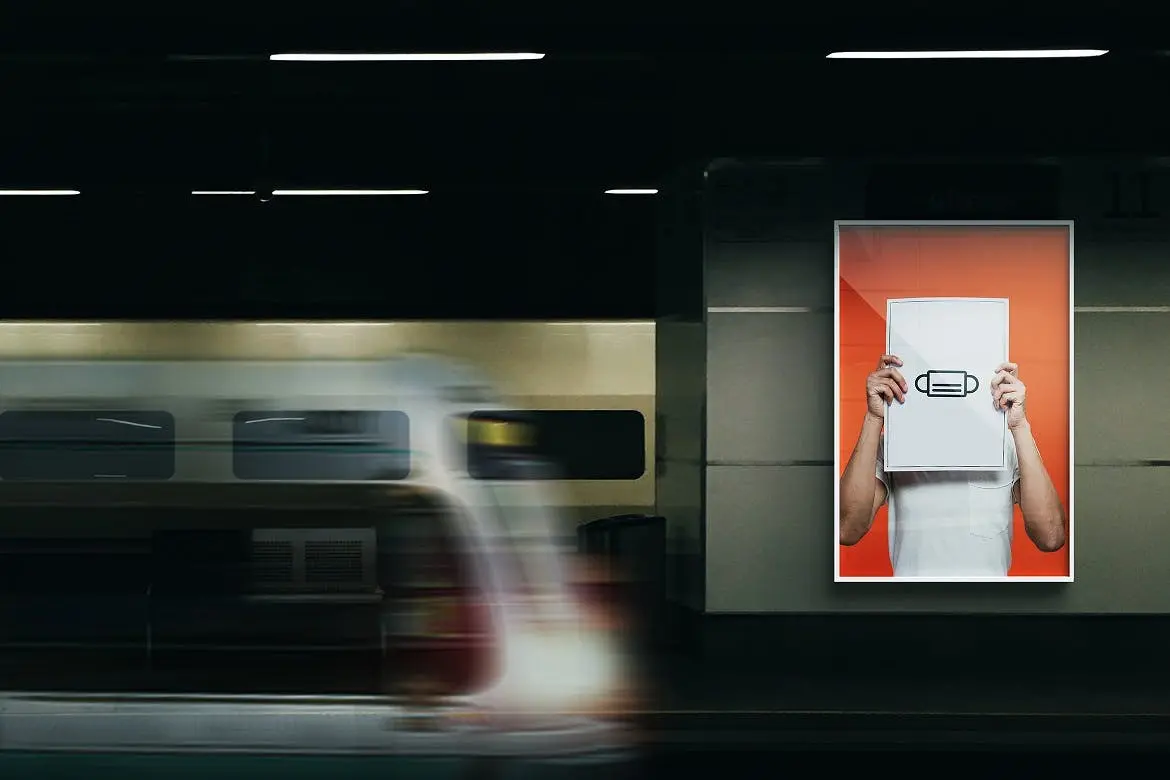 户外广告设计展示PSD样机素材