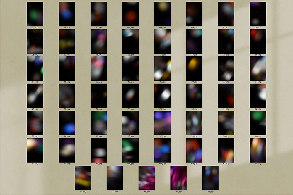 电影数字散景光效照片叠层图片素材