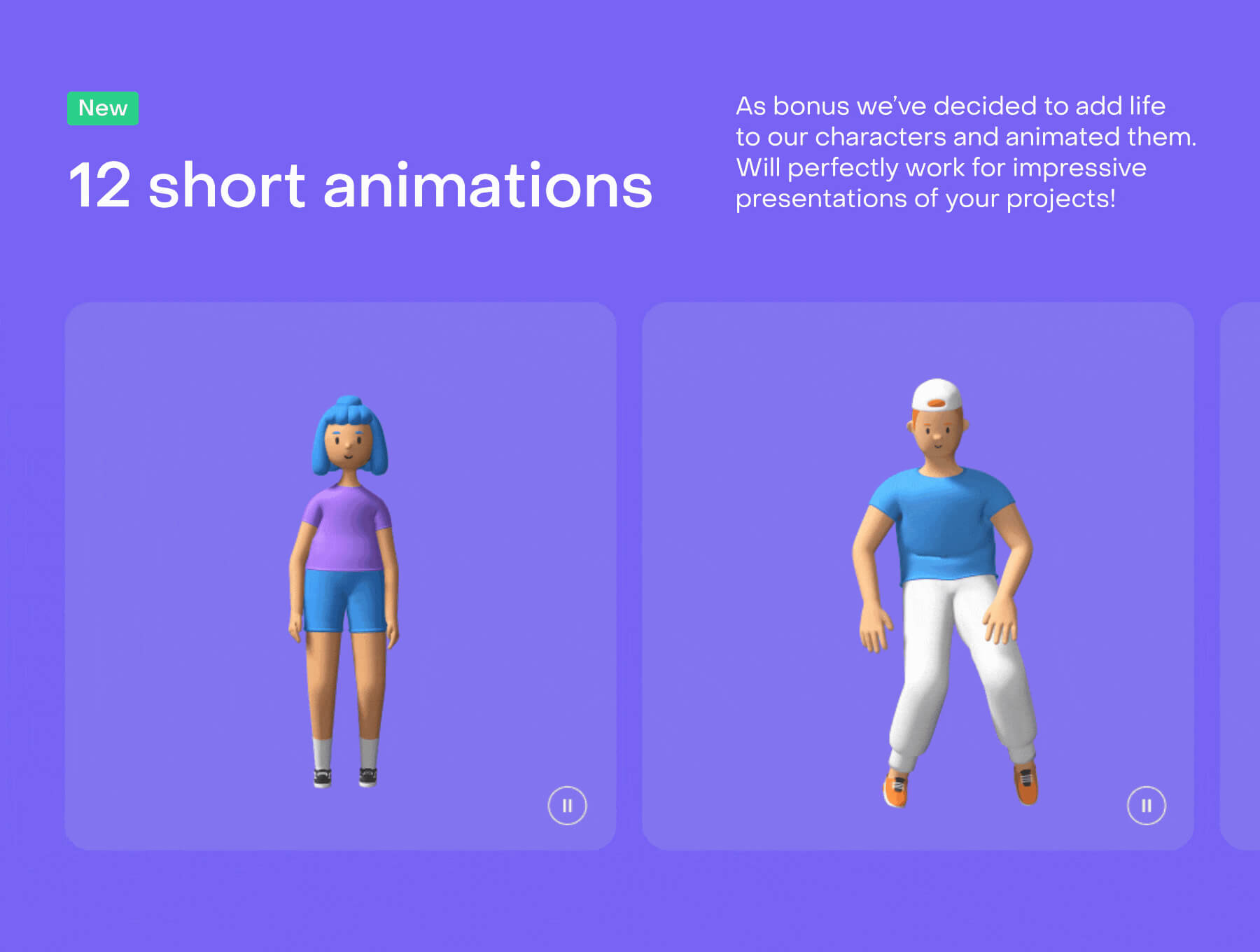 4个3D英雄人物带骨骼绑定Blender模型