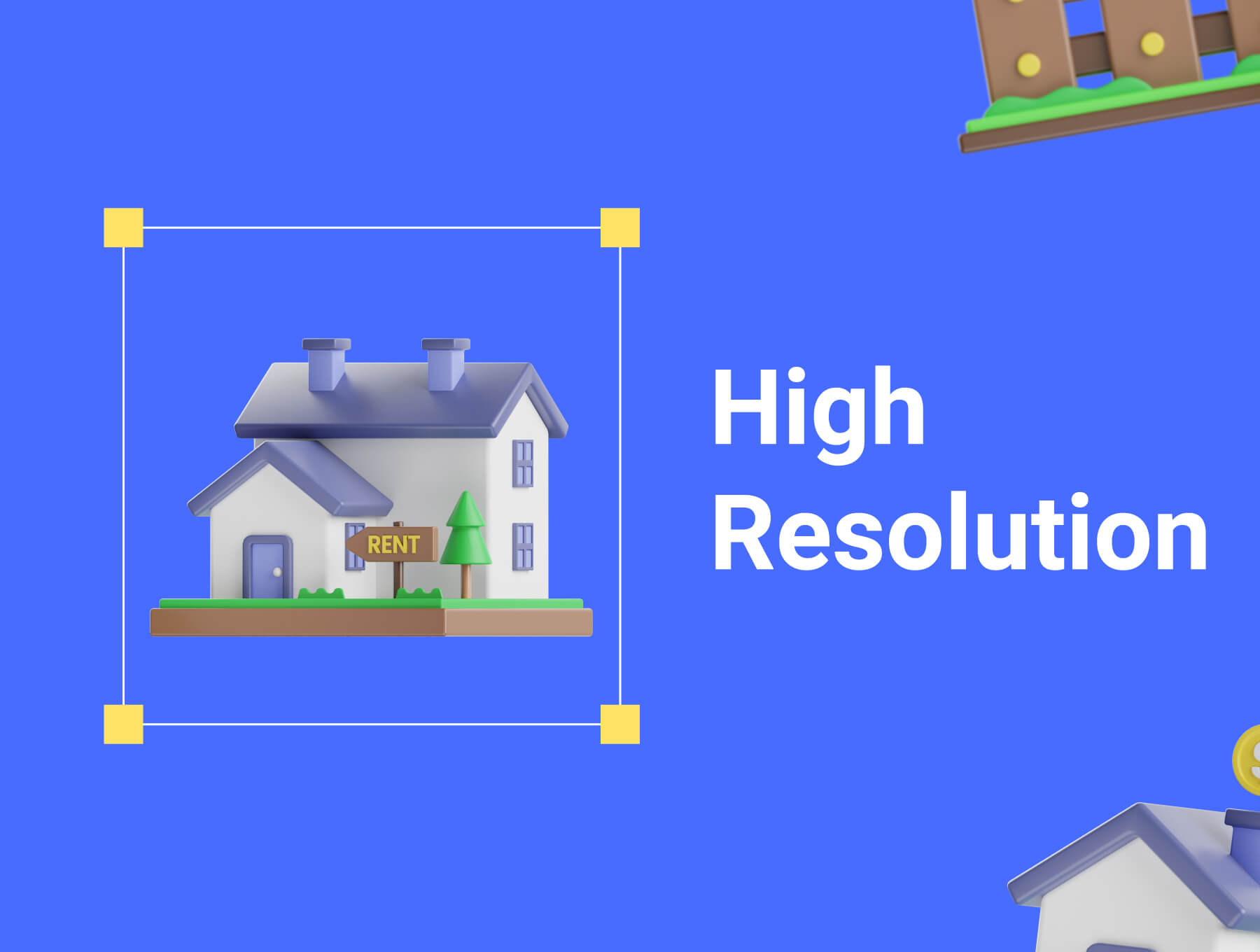 30个房地产楼房3D图标模型