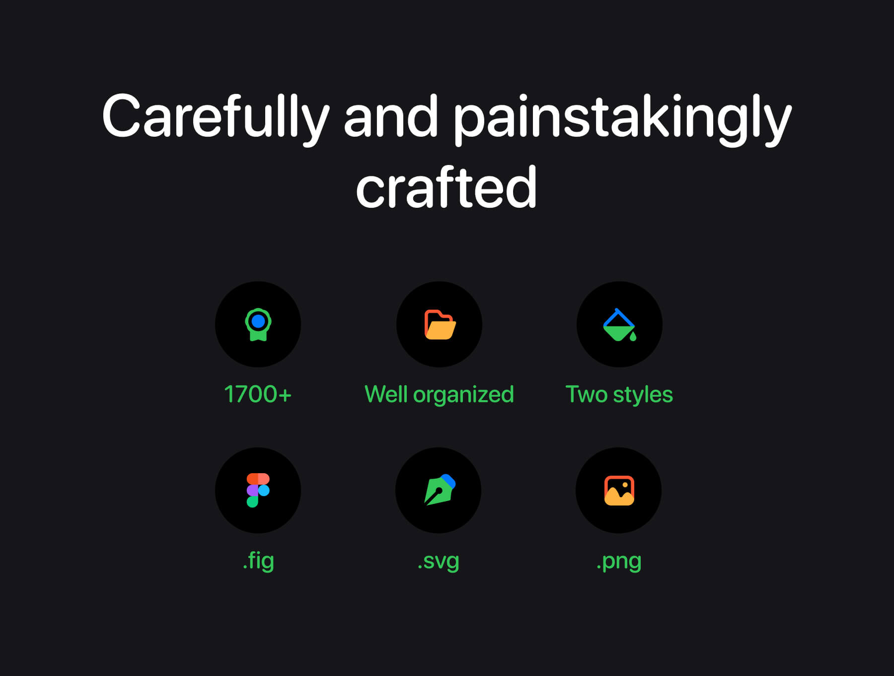 1700多个适用于多平台的界面图标素材包