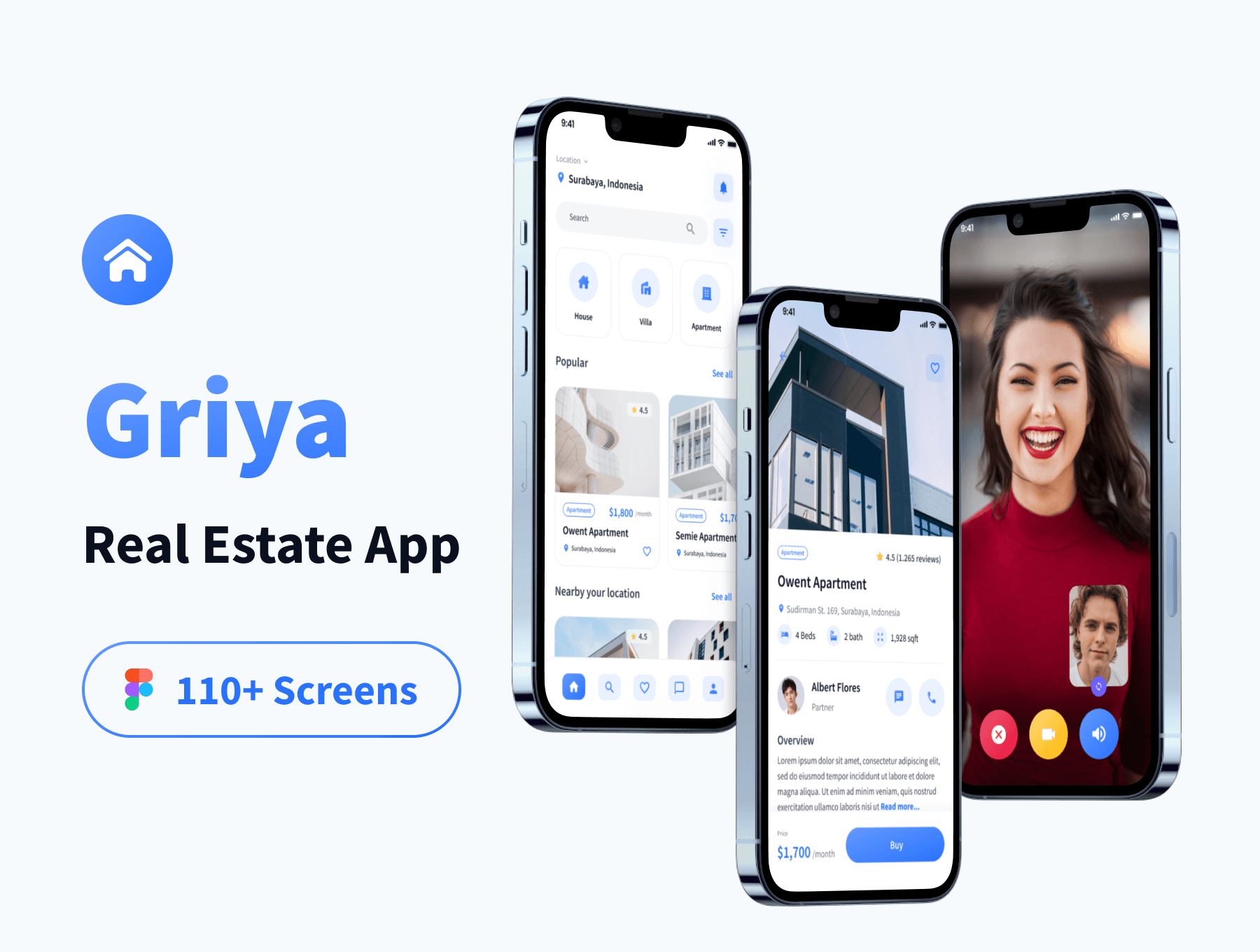 116个拥有设计系统的在线房产交易APP UI界面