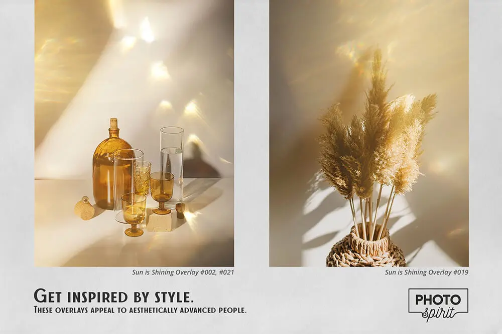 金色太阳光照片叠层图片素材