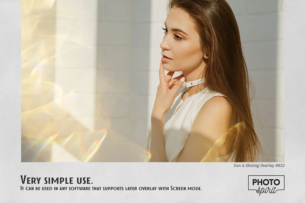 金色太阳光照片叠层图片素材