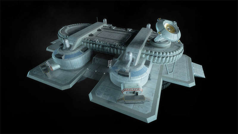 Kitbash3D–Lunar Base月球基地太空设备模型礼包