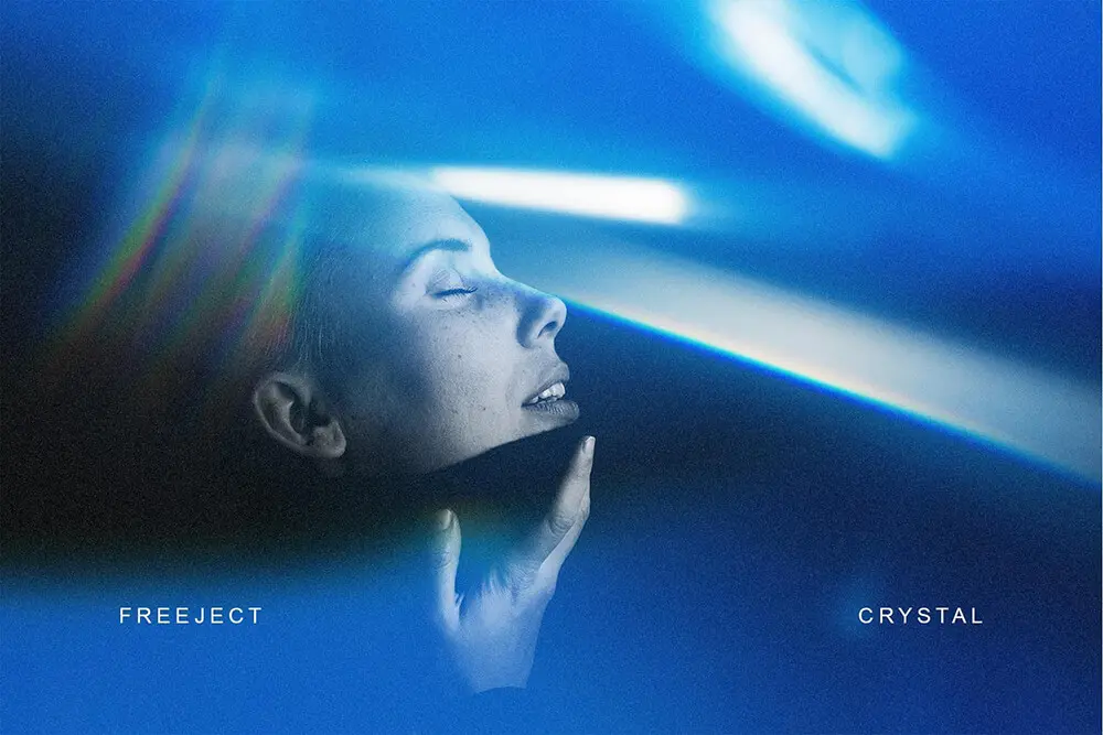 150个棱镜水晶漏光照片叠层JPG图片素材包