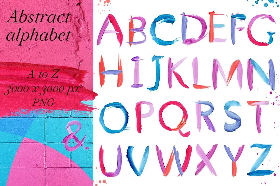 抽象手绘纹理背景形状PSD素材