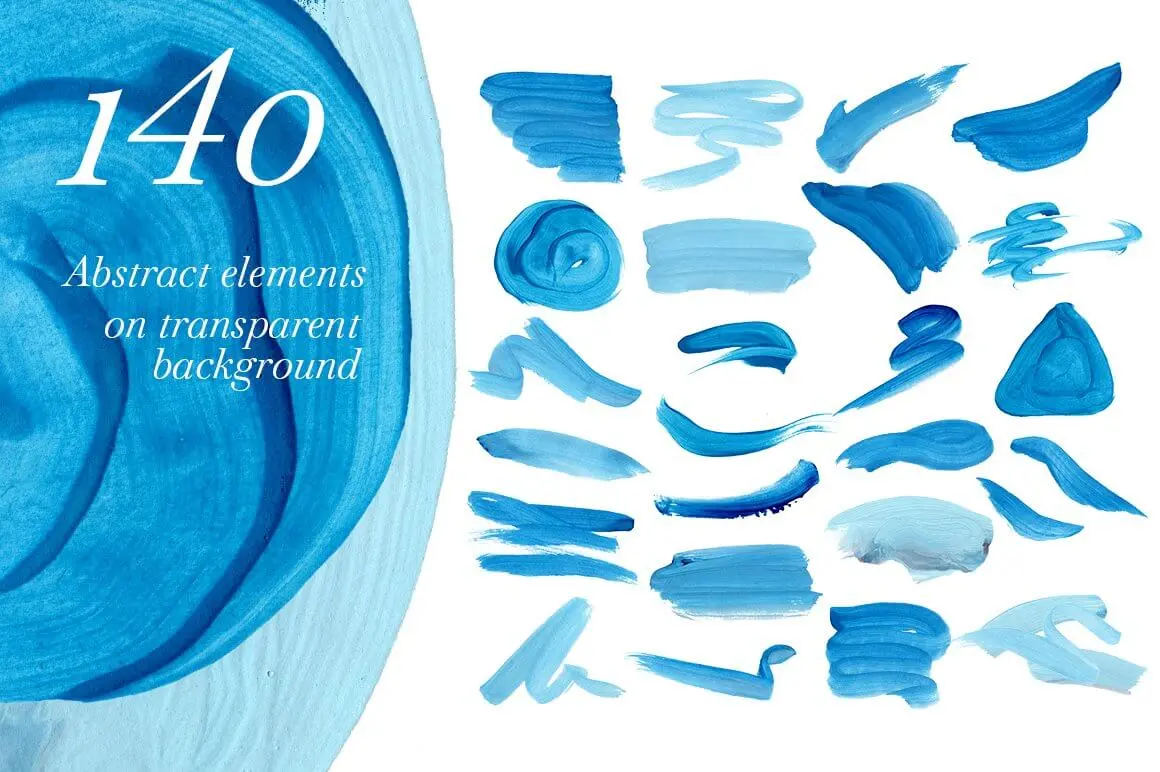 抽象手绘纹理背景形状PSD素材