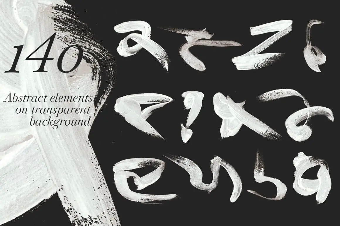 抽象手绘纹理背景形状PSD素材