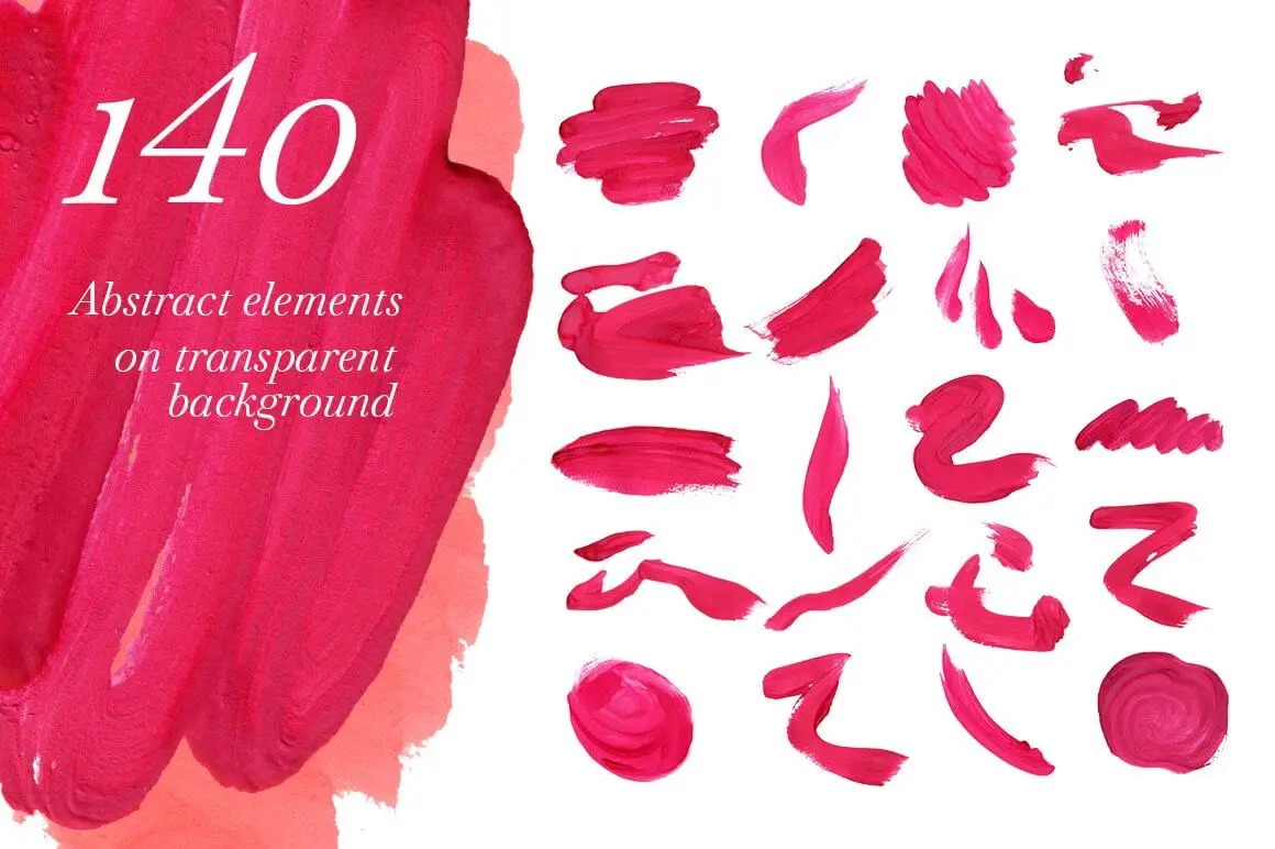 抽象手绘纹理背景形状PSD素材