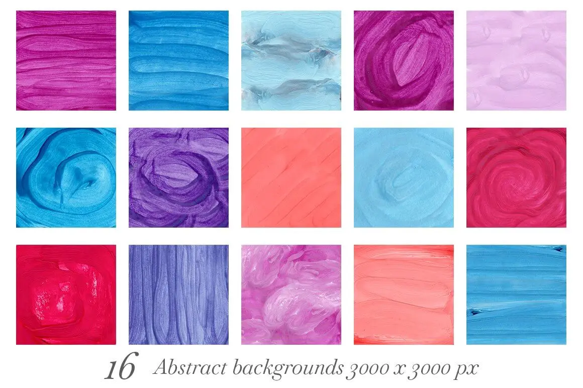 抽象手绘纹理背景形状PSD素材