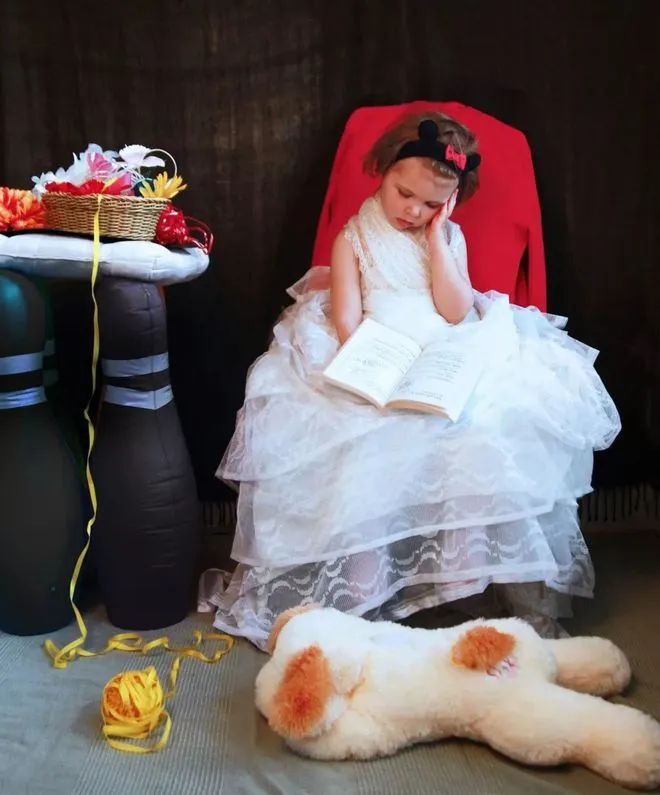 她把孩子拍成了世界名画！